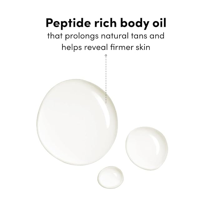 Coco &amp Eve Firming &amp Tan Prolonging Peptide Body Oil. Up to 28 Days Natural Tan Extender. After Sun Care with Tropical Oils Vitamins C &amp E for Nourished Glowy &amp Visibly Firmer Skin.