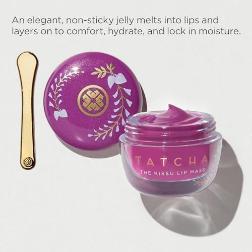 Tatcha Dewy Skin &amp Lips Hydrating Ritual Set Travel Rice Wash Full Size Dewy Skin Cream Wisteria Lip Mask ($119 Value)