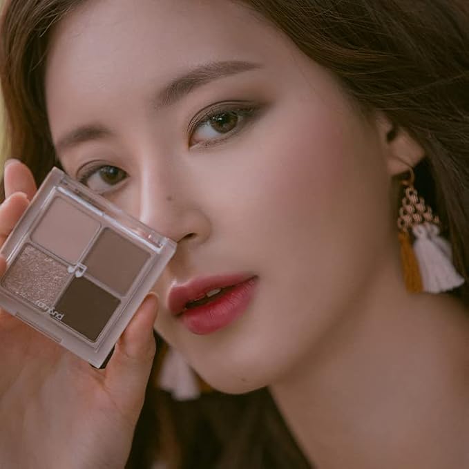 romand Better Than Eyes 6 colors | Basics Eyeshadow PaletteVelvety Texture long-lasting makeup Galaxy pearl glitter MLBB MEBB| 6g/0.21oz No.M02 DRY BUCKWHEAT FLOWER