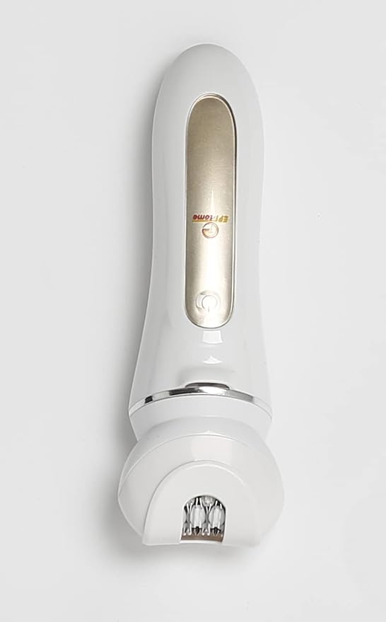Epitome 5-in-1 Hair Removal Epilator with Facial Cleanser and Shaver attachments Wet/Dry with Built-in Light