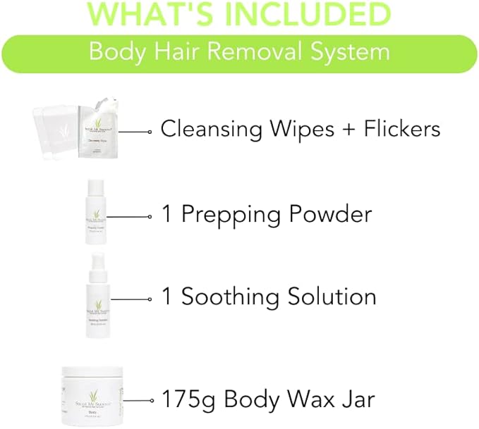 Sugar Me Smooth Body Sugar Wax Kit ? Gentle On Skin And Less Painful Hair Removal In A Simple System No Strips No Heat Water Soluble All-Natural Solution For All Skin &amp Hair Types