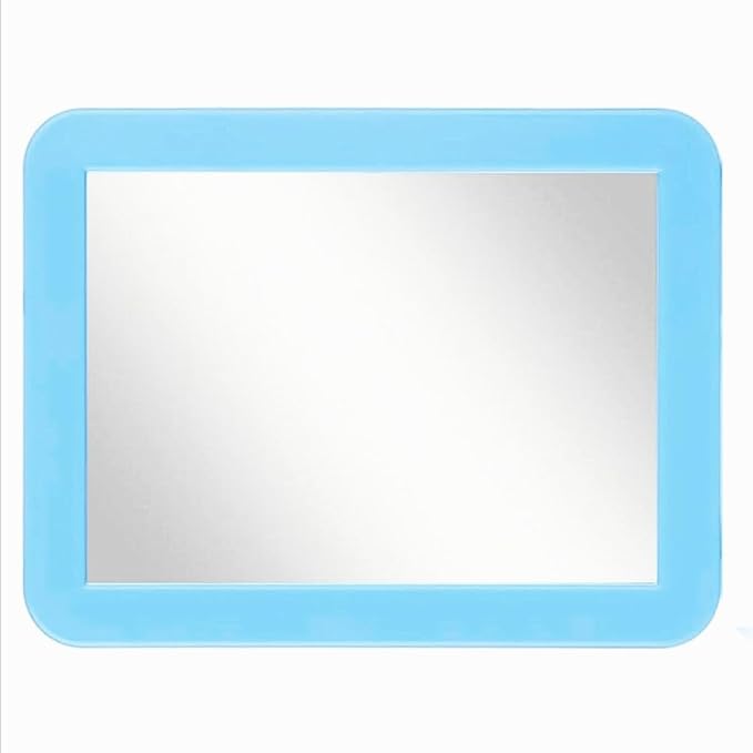 10 Pack Blue Magnetic Locker Mirror5 x 7 Iocker Mirror Magnetic - Small Mirrors for School Locker Bathroom Workshop Toolbox Office CabinetEasy Install