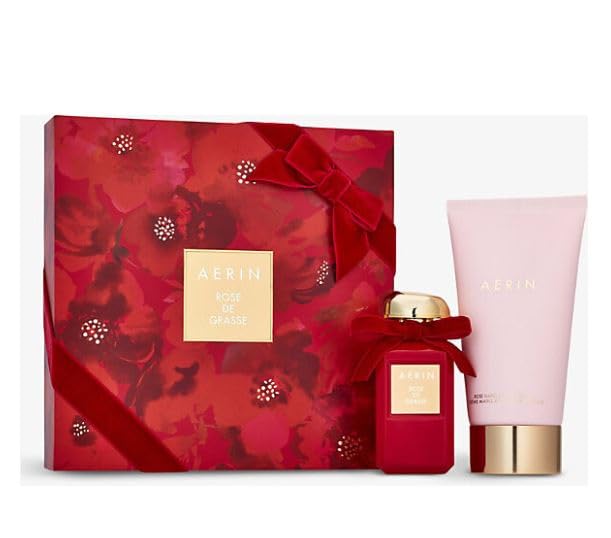 Aerin Rose De Grasse Gift Set - Parfum (1.7 FL. OZ LIQ / 50 ML) &amp Rose Hand &amp Body Cream (5 FL. OZ LIQ / 150 ML)