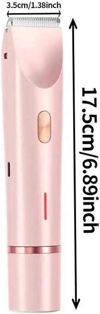 Razor - Bikini Trimmer for Women 2025 New Ultimate 2-in-1 Body Shaver with Removable Head Painless Hair Removal Wet &amp Dry for Leg Arm Underarm Bikini Area (Purple)