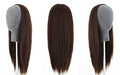 RemeeHi 3/4 Half Wig 100% Indian Remy Human Hair Silky Straight Hair Weft Cap to Choose 30 300g #99 Dark Wine