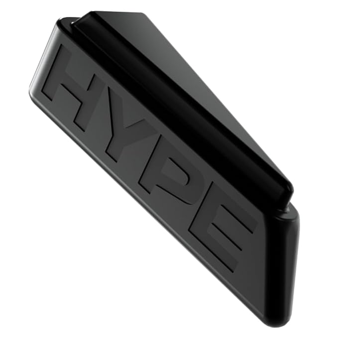 HYPE X1 Razor Stand - CNC Machined Aerospace-Grade Aluminum - Secure &amp Stylish Storage for X1 Razor - Prevents Blade Dulling and Corrosion - Enhances Hygiene &amp Aesthetics - Black