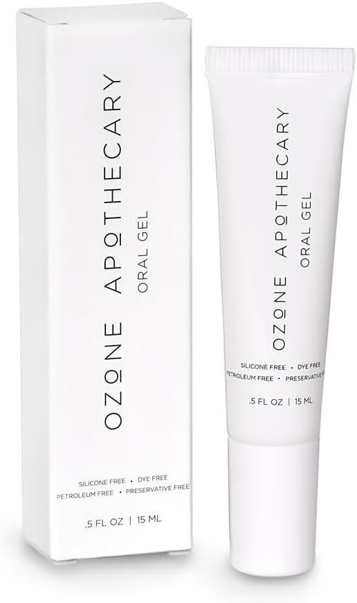 Oral Gel Ozone Oil Infused Gel Dental Care Antibiotic-Free Multipurpose for Promoting Healthy Mouth