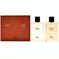 Zara Man Uomo + Uomo Winter Perfume for Men with Bergamot Nutmeg Amber Strawberry Leather and Vanilla Eau de Toilette &amp Eau de Parfum Set 2x90ml (3.04 FL. OZ)
