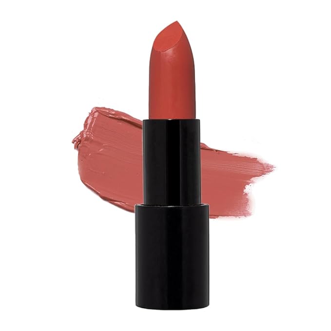 Radiant Professional Advanced Care Lipstick - Ultra Nourishing Moisturizing Long Lasting Matte Lipstick With Vitamin E- UVA UVB Filters For Sun Protection- VELVET (06 BRICK ? WARM REDDISH BROWN)