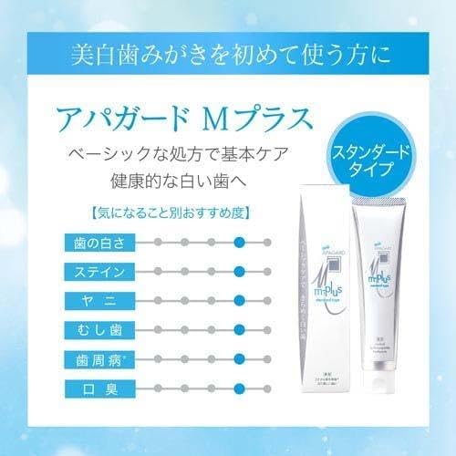 Sangi Apagard M-Plus Whitening Toothpaste 4.4oz (Set of 2)