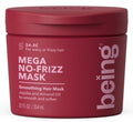 Being MEGA Moisturizing Hair Mask for Curly and Coily Hair with Cocoa Oat Extract No-Frizz Formula 12 fl oz Pack of 1