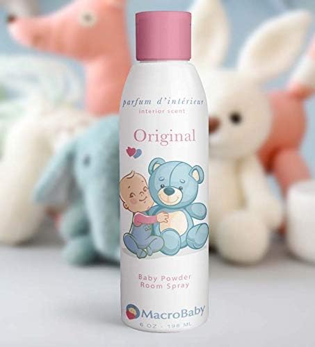 Air Freshener - MacroBaby Baby Room Spray Baby Powder Spray Scent Air Freshener | 6Oz | 198ml (Pack of 2)