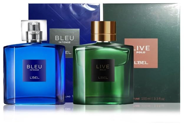 Bleu and Live Duo Set: Bleu Intense and Live Polo Parfum/Perfume 100 ml / 3.3 fl.oz. each