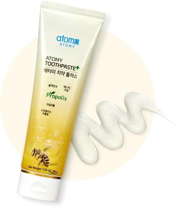 BC233 Korean Toothpaste Propolis Bees Dental Oral Care System (7.05 Oz x 3 pcs)