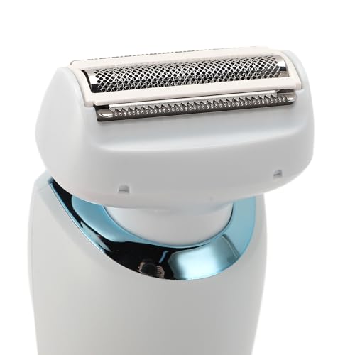 Electric Lady Epilator 2 Removable Washable Heads Cordless Rechargeable Hair Removal Device 6.5 inches