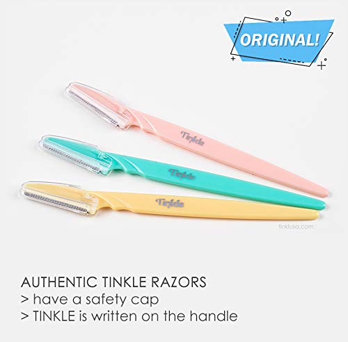 Tinkle Women's Shaver Razors Pack of 36 | Dermaplaning Razor Tool | Skincare Party Favors Beauty Holiday Stocking Stuffers Gift