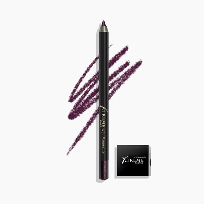 Xtreme Lashes GlideLiner Long Lasting Eye Pencil with Sharpener Black Pearl 0.04 Oz Waterproof Makeup Gel Formula Blendable Smudge Fade &amp Sweat Proof