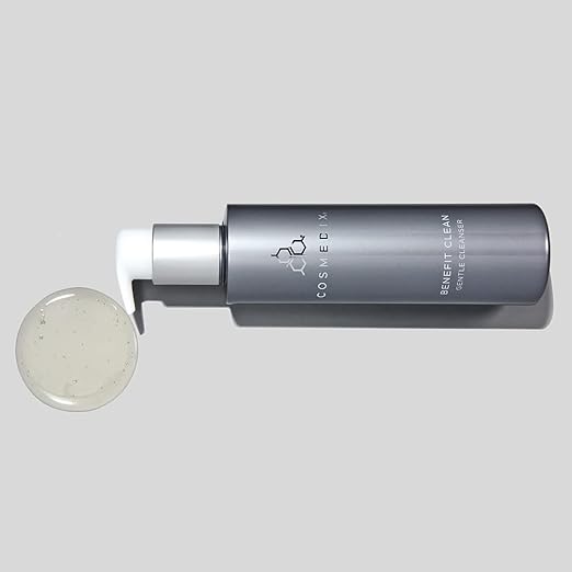 COSMEDIX Hydrating Cleanser for Women &amp Men Benefit Clean Gentle Face Wash Gel - Moisturizing Facial Cleanser &amp Pore Minimizer For All Skin Types - Makeup Remover for Glowing Skin
