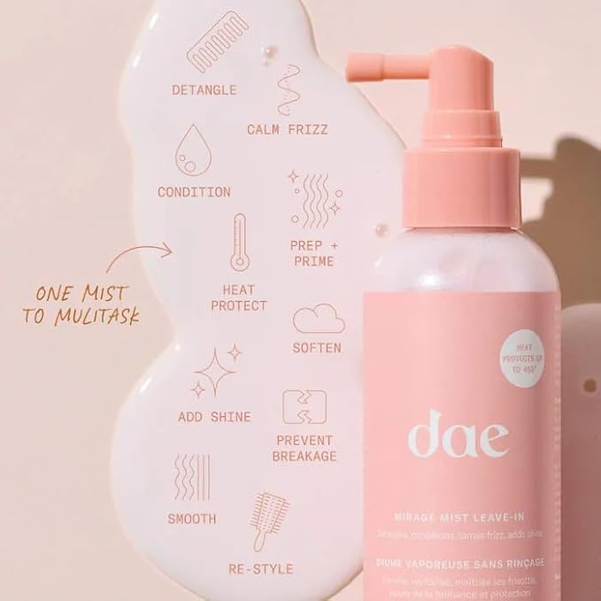 DAE Mirage Mist Leave-In Conditioner - Detangles Conditions &amp Heat Protection (5 Oz.)