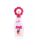 Coreta Perfume with Pink Flower Cap Glass Bottle Design Animated Character Print Girls Fragrance