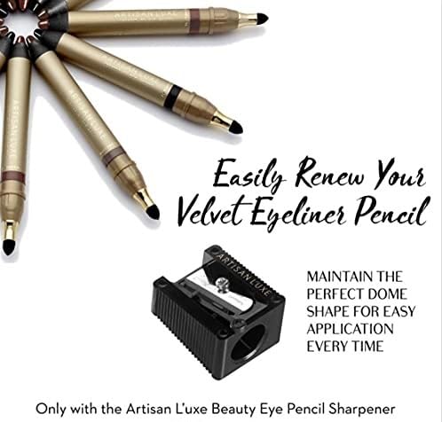 Artisan L'uxe Beauty Jumbo Eyeliner Pencil Smokey Eyes in 3 Minutes Water Proof Smudge Proof Long Lasting Age Defying Essential Oils Seduction (Shade: Chocolate Brown) (Dark Chocolate Brown)