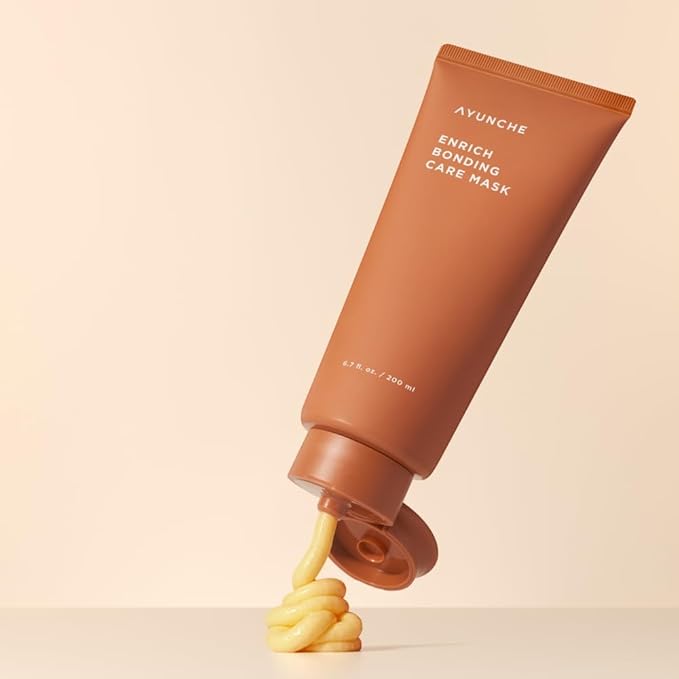 AYUNCHE Enrich Bonding Hair Mask 6.7 fl oz ? Intensive Bond Repair Deep Moisture &amp Elasticity Boost Nourishing Treatment for Dry Damaged &amp Color-Treated Hair