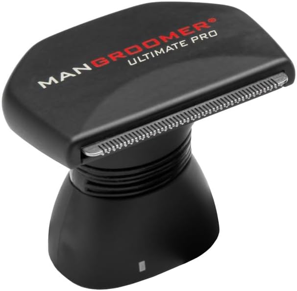 MANGROOMER - Ultimate PRO Back Hair Shaver (New 7th Generation) Complete Wide Blade Attachment Head with Shock Absorber Neck (Attachment Head with Shock Absorber Neck and Blade only)