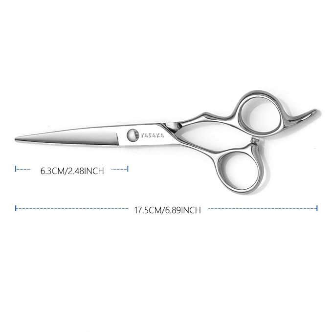 YASAKA 6 Inch Professional Hair Cutting Shears Set Professional Barber Scissors Kit for Hairdresser Hairstylist Extremely Sharp Haircutting Hairdressing Trimming Scissor Sets for Women