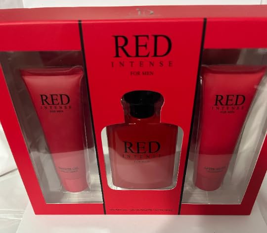 Red Intense Cologne 1.7 oz Shower gel 2.8 oz &amp 2.8 oz After Shave Balm 3Pc Set active