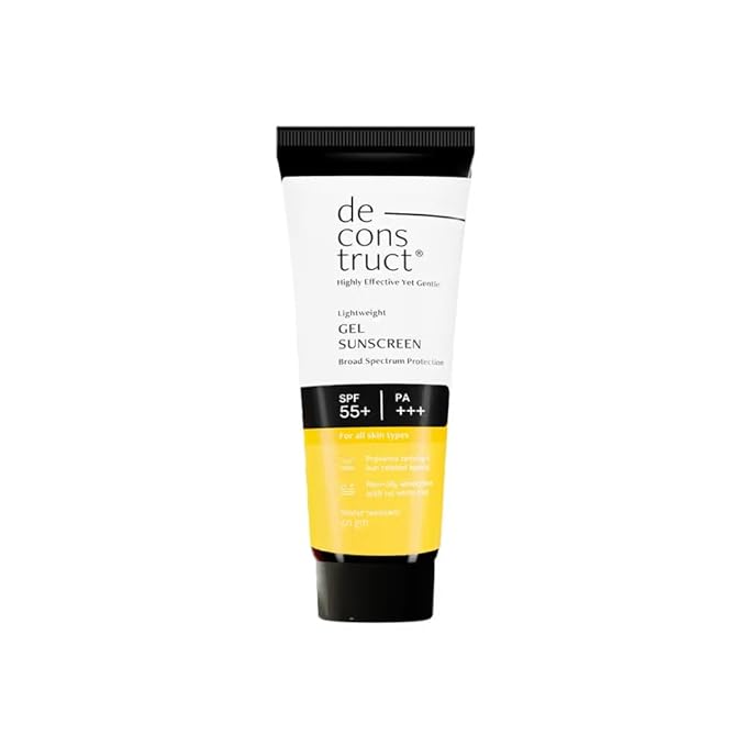 De-construction Lightweight Gel Sunscreen with SPF 55+ PA+++ Broad Spectrum Protection 50g