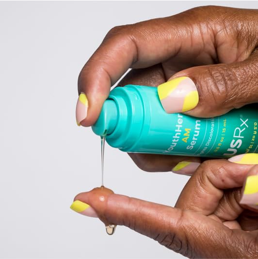 Urban Skin Rx® Youthhero AM/PM 2-In-1 Dual-Formula Day &amp Night Facial Serums Improves Discolorations &amp Sun Damage Supports Elasticity Reduces Rough Texture Fine Lines &amp Wrinkles 1 Fl