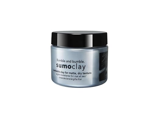 Bumble and bumble. Sumoclay Matte Texture Clay | Workable Texture Moldable Hold + Matte Finish | Wavy Straight 1.5 Ounce