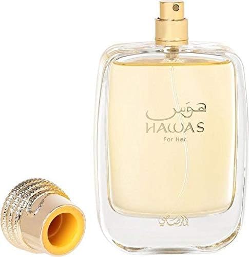 RASASI Hawas For Her - Eau de Parfum 100ML (3.4 OZ) - Premium Arabian Perfume For Women A Signature Women Perfume Long-Lasting Fragrance For All Day Freshness Ideal Gift For Women for any Occasion
