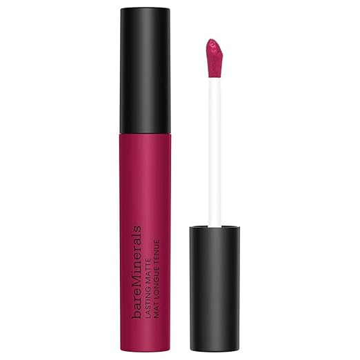 bareMinerals Mineralist Lasting Matte Liquid Lipstick for Women Velvet Matte Finish All-Day Wear Weightless Non-Drying Formula Talc-Free Lipstick