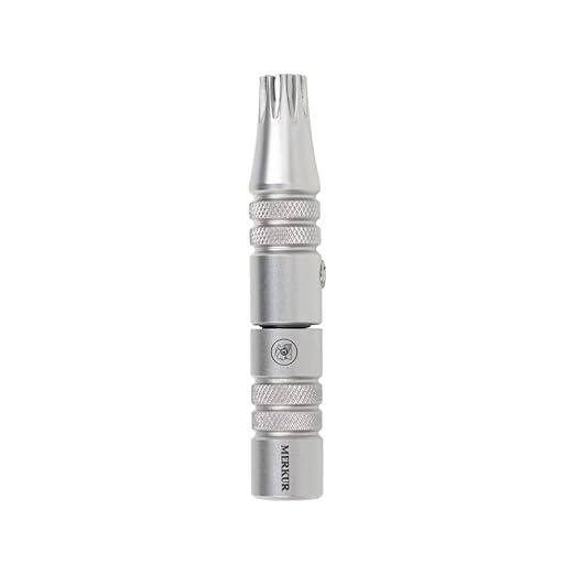 MERKUR Nose &amp Ears Hair Trimmer Safe Hair Removal Tool for Men &amp Women Twist and Cut Mechanism Stainless Steel Clip Easy to Clean Battery-Free