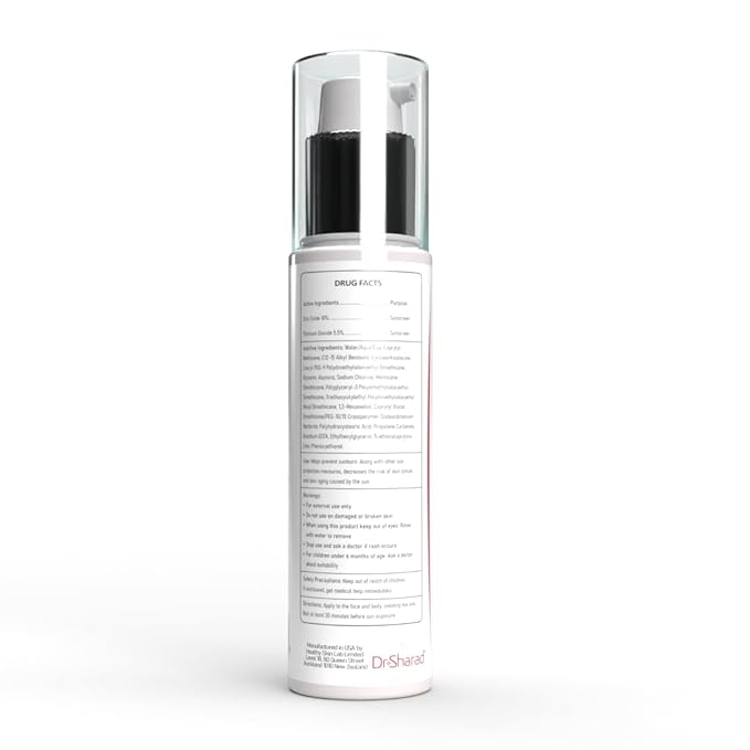 Healthy Skin Lab Shield Moisturizer &amp Mineral Sunscreen SPF 30 Broad Spectrum For Face &amp Body Zinc Oxide &amp Titanium Dioxide For Protecting &amp Hydrating Sensitive Skin Dermatologist