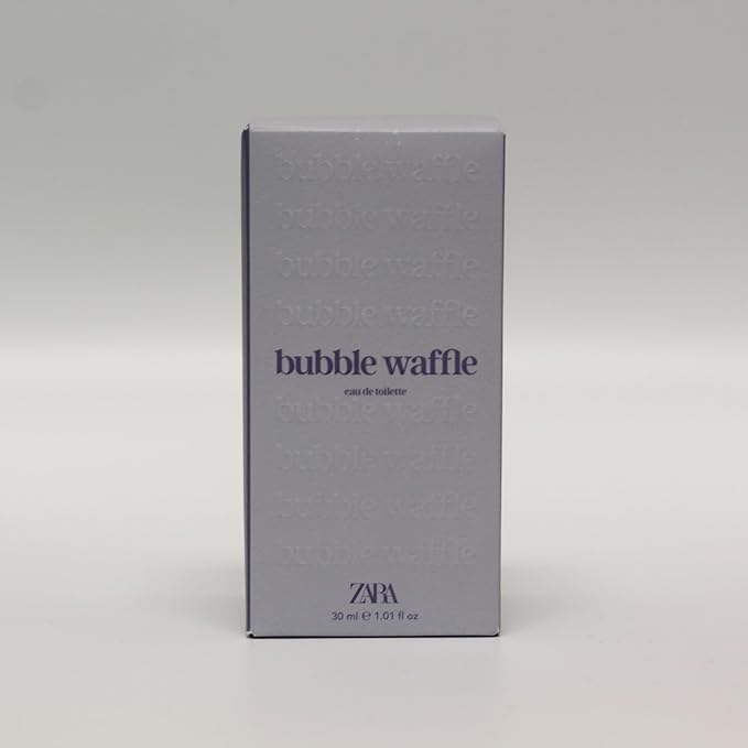 Zara Bubble Waffle Kids Perfume Gourmand Amber Fragrance with Sweet Whipped Cream Waffle Vanilla and Coconut Scent EDT Eau de Toilette 30ml (1.0 fl. oz.)