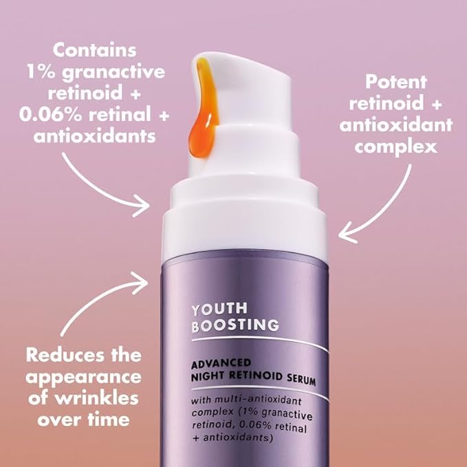 e.l.f. SKIN Youth Boosting Advanced Night Retinoid Serum Anti-Aging Serum For Reducing Appearance of Fine Lines &amp Wrinkles Vegan &amp Cruelty-Free