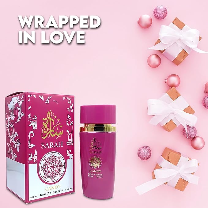 Must be Pink Bear and Sarah Candy Perfume Set for Women 3.4 fl oz Each 2 Pack Bubblegum Vanilla Floral Fragrance
