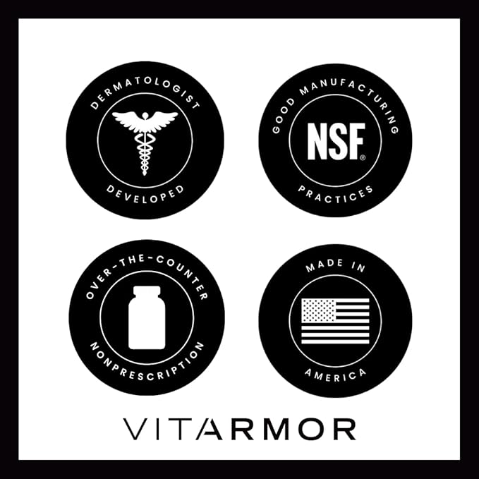 SunArmor Advanced with Nicotinamide and Powered by Polypodium Fights The Signs of Photoaging Use with Sunscreen Dermatologist Developed 120 Capsules