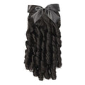 EARSHOT Hair Buns Hair Piece Princess Curly Wig Ladies Fashion Cheongsam Wig Retro Styling Ponytail Hair Extension Curly Comb Curly Hair Bun Hair Accessories For Girls (Color : A)