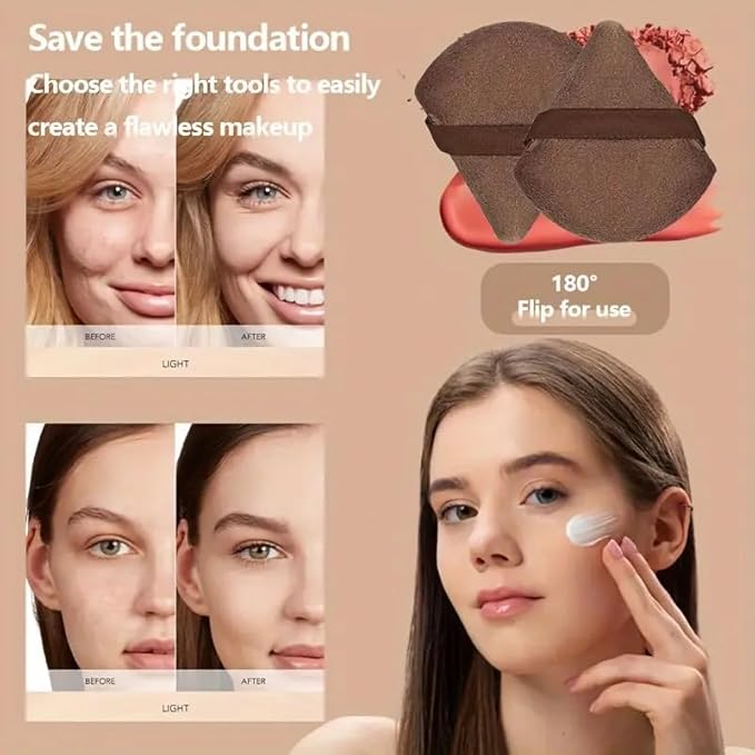 Brown Makeup Brushes Set Professional 66Pcs with Case Premium Synthetic for Foundation Concealer Blush Eyeshadow Powder Contour Makeup Brush Kit Face Eye Make up Brushes &amp Tools