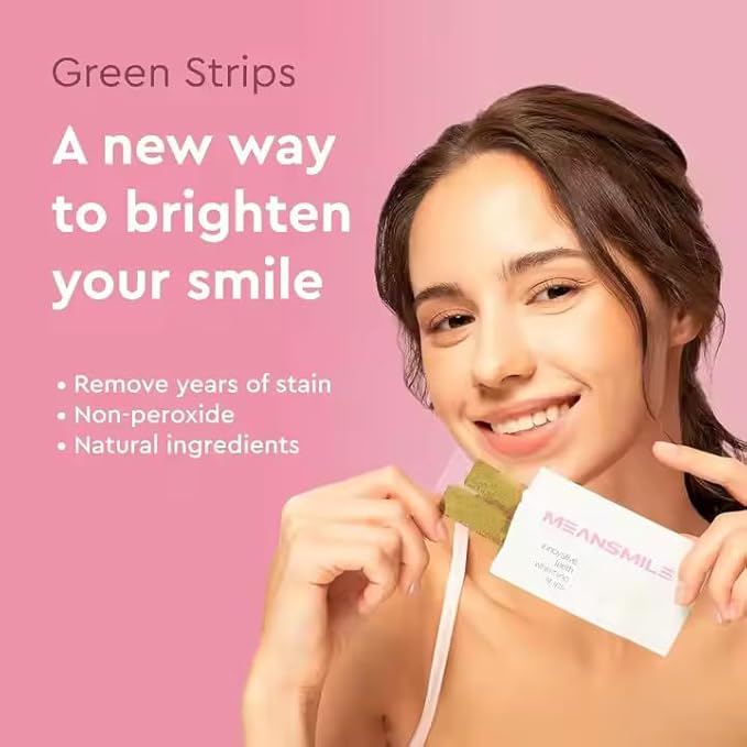 The Best Peroxide-Free Teeth Whitening Strips Kit ? 14 Safe &amp Gentle Treatments (28 Strips) for Enamel-Friendly Instant Whitening ? Removes Deep Stains for a Brighter Healthier Smile