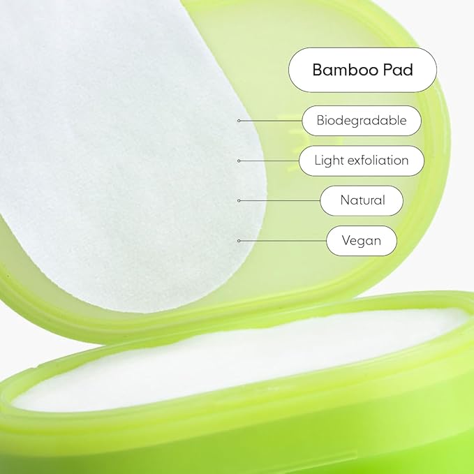 LOOPS Exfoliating Toner - Refine Resurface and Rebalance Skin - Pre-soaked Bamboo Pad - Skincare Toners for Face - Exfoliatings Treatment Toner - Exfoliating Pads - Gifts for Women Stocking Stuffer