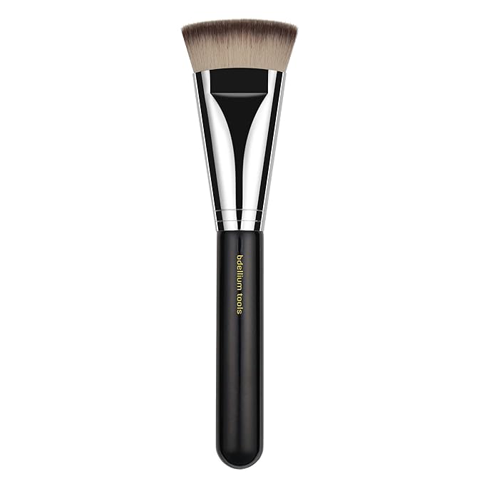 Bdellium Tools Professional Makeup Brush - Maestro Series 987 Face Blending - With Soft Synthetic Fibers For Contour Lines (Black 1pc)