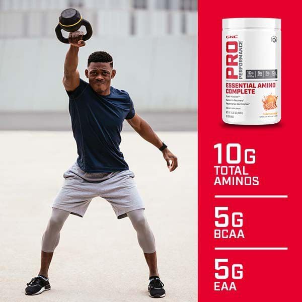 GNC Pro Performance Essential Amino Complete Strawberry Kiwi 15.87 oz. Supports Muscle Recovery