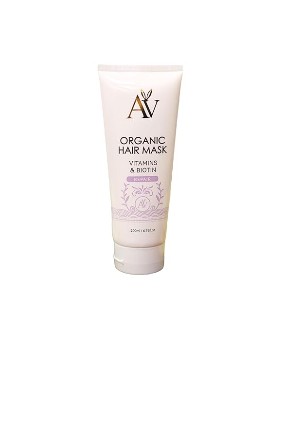 AV Organic Hair Mask with Vitamins &amp Biotin Repair Treatment 6.76 fl oz