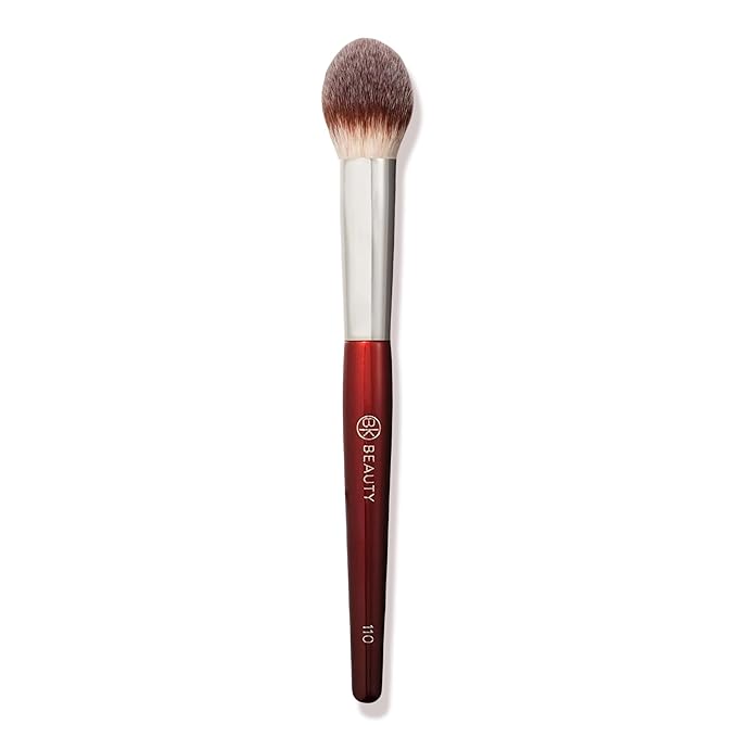 BK BEAUTY 110 LARGE CONCEALER BRUSH ? Dense Tapered Under-Eye Concealer Brush for Quick Blending Full Coverage Finish No Product Absorption