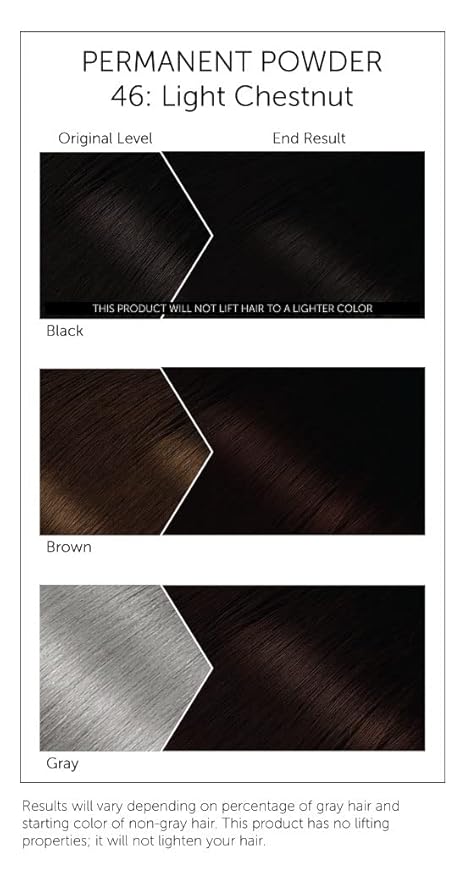 #46 Light Chestnut Bigen Permanent Powder - 12 Pack