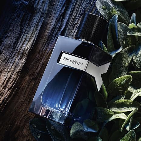 Yves Saint Laurent Y Men?™s Gift Set Eau de Parfum 3.4 oz &amp Travel Spray 0.34 oz Long-Lasting EDP for Men Fresh &amp Woody Fragrance with Bergamot Sage &amp Cedar Perfect Luxury Gift for Him
